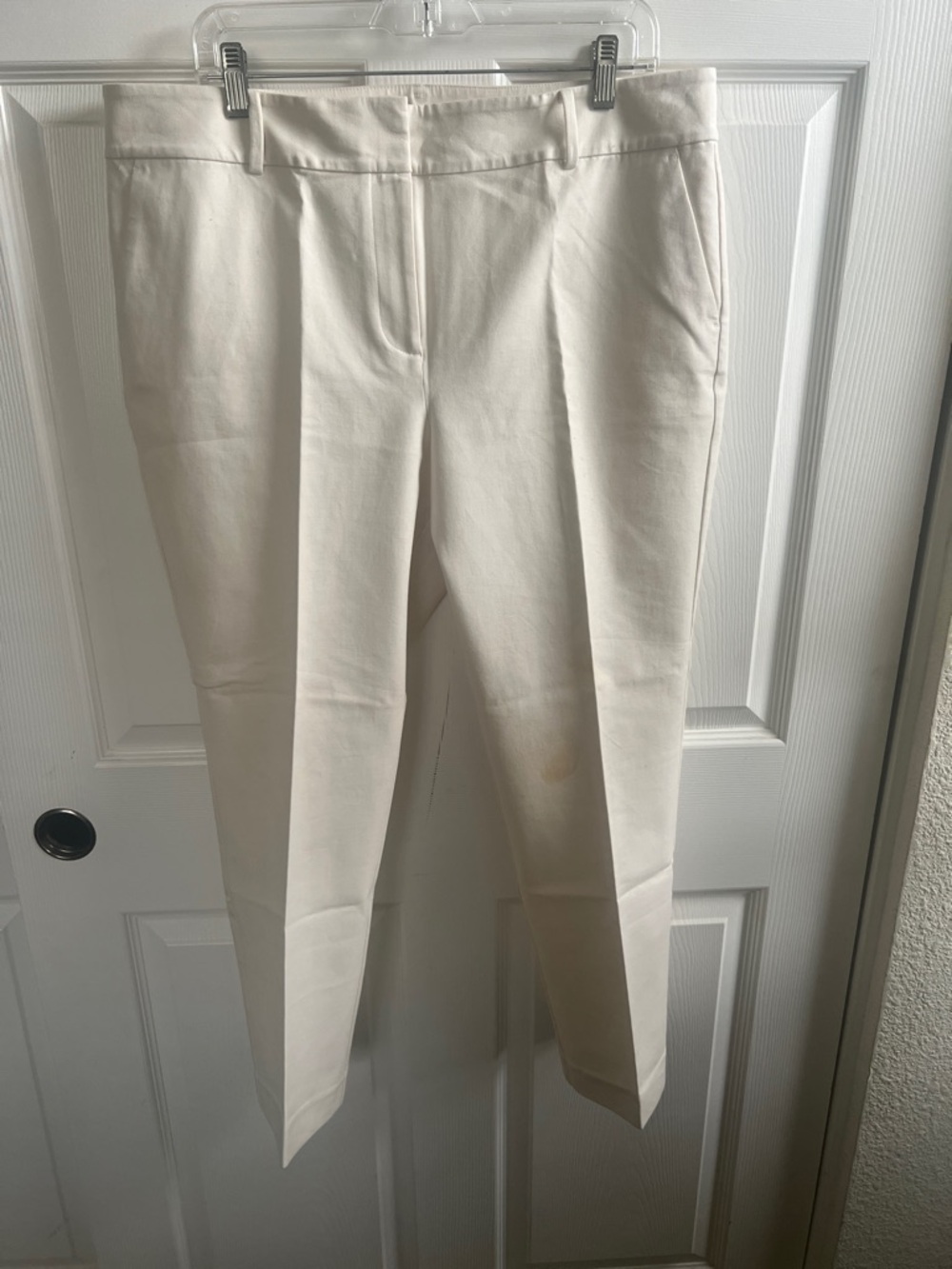 Ann Taylor Factory Ivory Dress Pants